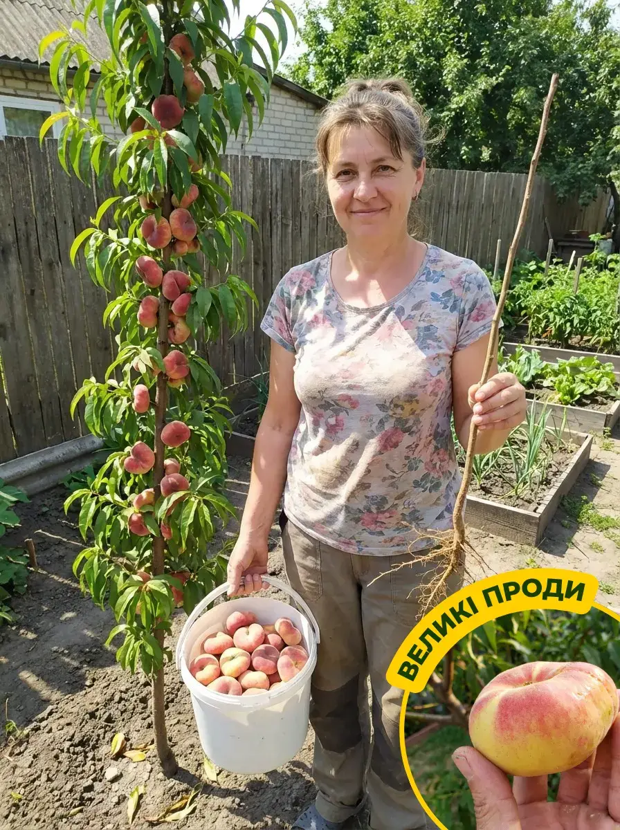 Персик Панчо колоновидний