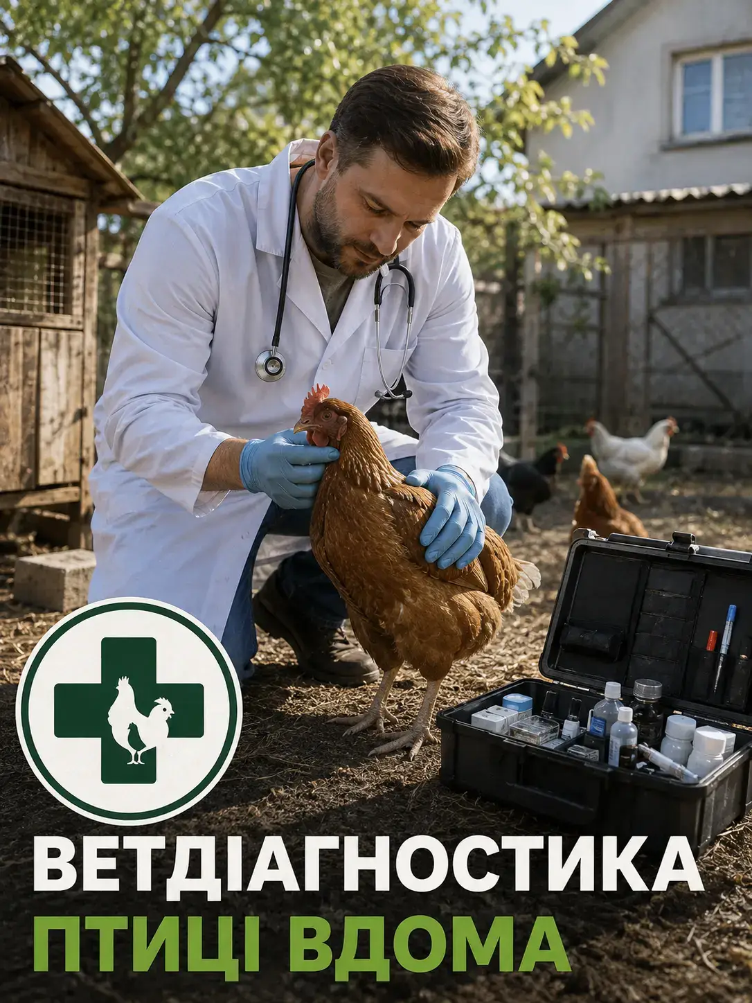 Виїзна ветеринарна діагностика для домашньої птиці