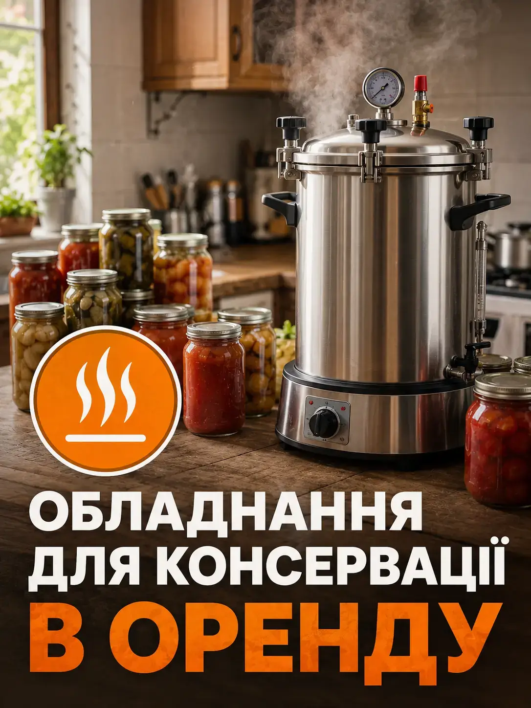Прокат обладнання для домашнього консервування