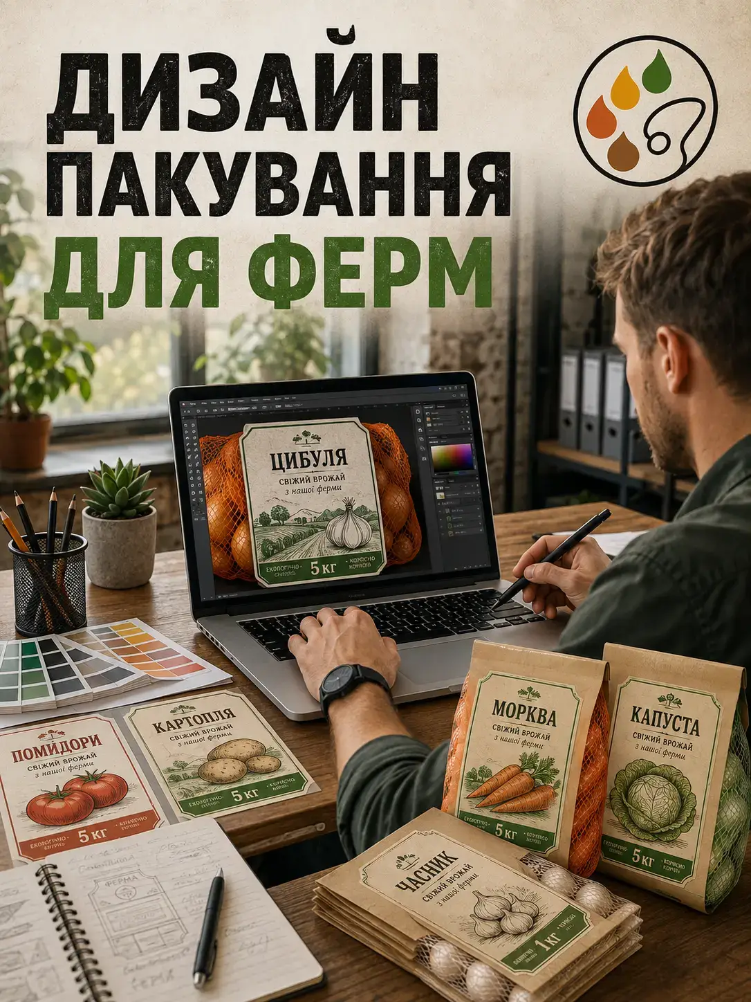 Індивідуальний дизайн упаковки для ферм