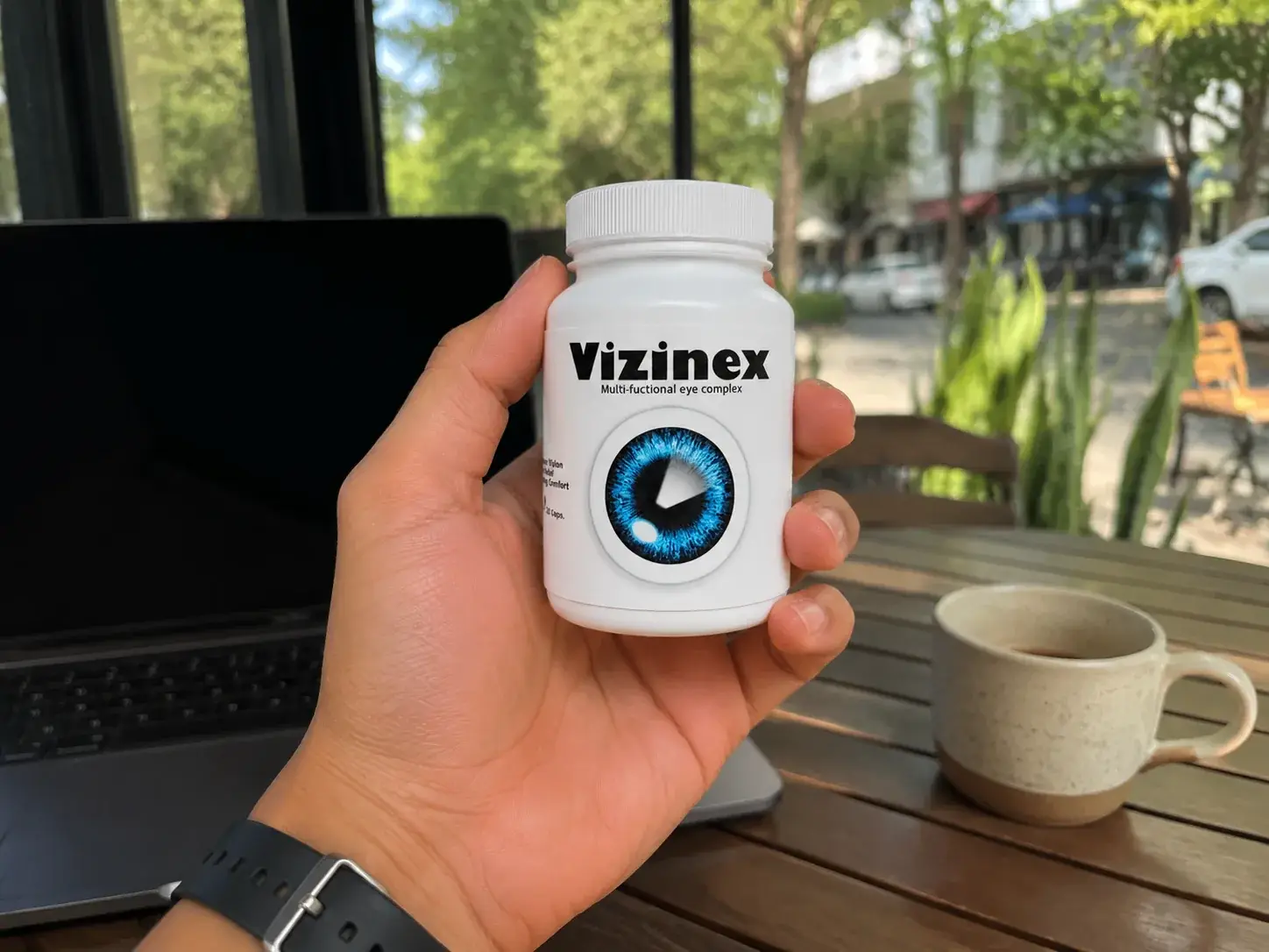 Vizinex у руці під час денної перерви